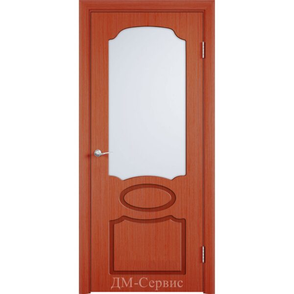 Межкомнатная шпонированная дверь «Глория» (со стеклом)