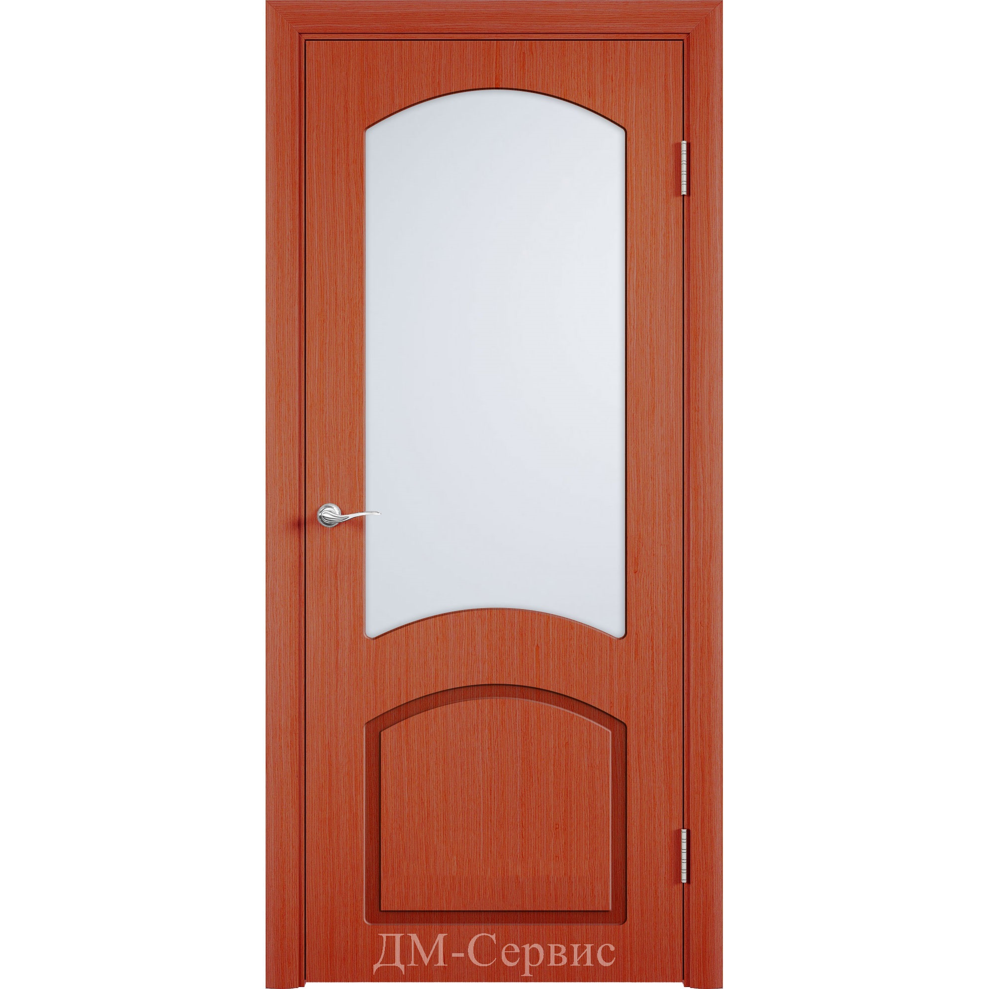 Межкомнатная шпонированная дверь «Наполеон» (со стеклом)