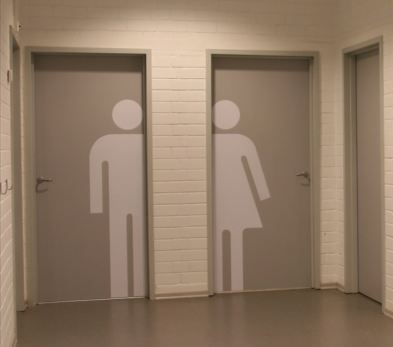 двери для общественного туалета