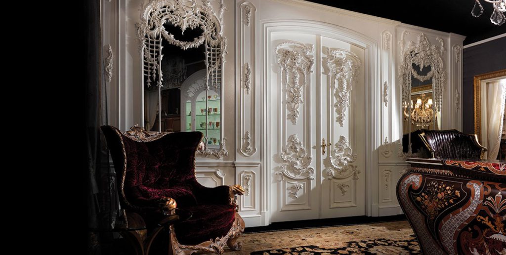 межкомнатные двери в стиле барокко