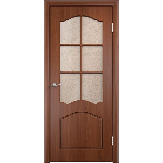 Межкомнатная дверь с пленкой ПВХ «Альфа ДО» (со стеклом)