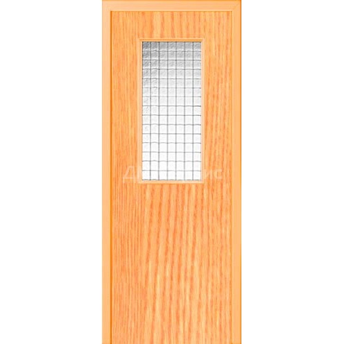 Межкомнатная пластиковая дверь CPL эконом класса (со стеклом)