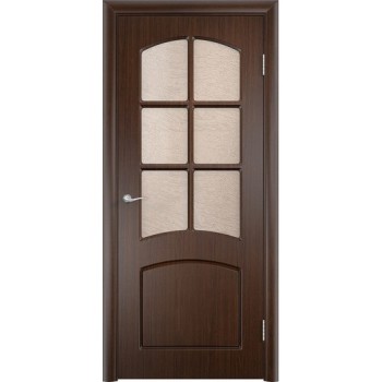 Межкомнатная дверь с пленкой ПВХ «Кэрол ДО» (со стеклом)