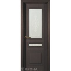 Межкомнатная дверь с натуральным шпоном «Стиль ДО» (со стеклом)