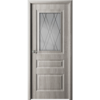 Межкомнатная дверь с пленкой ПВХ «Каскад» (со стеклом)