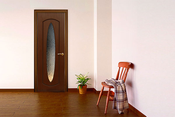 Шпонированная дверь Орбита