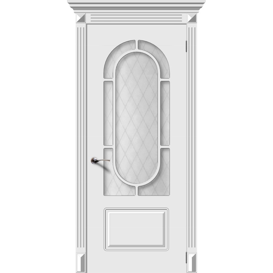 Межкомнатная дверь эмаль «Менуэт» (со стеклом)