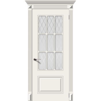 Межкомнатная дверь эмаль классика «Ноктюрн» (со стеклом)