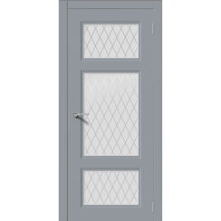 Межкомнатная дверь эмаль неоклассика «Увертюра» (со стеклом)