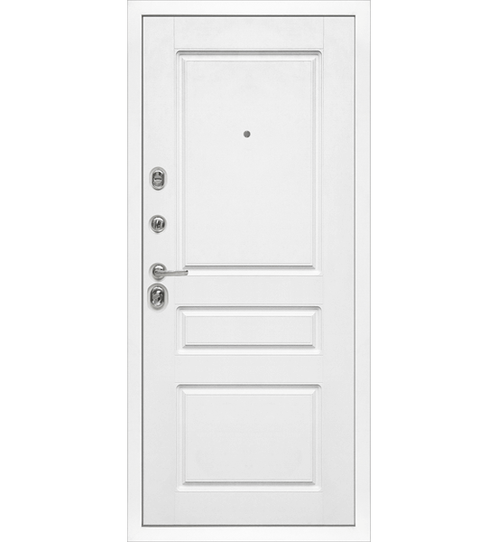 Входная металлическая дверь «МД-42» (сандал белый)