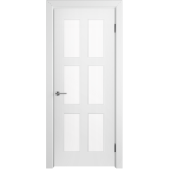 Межкомнатная дверь эмаль классика фреза «Челси 08» (со стеклом)