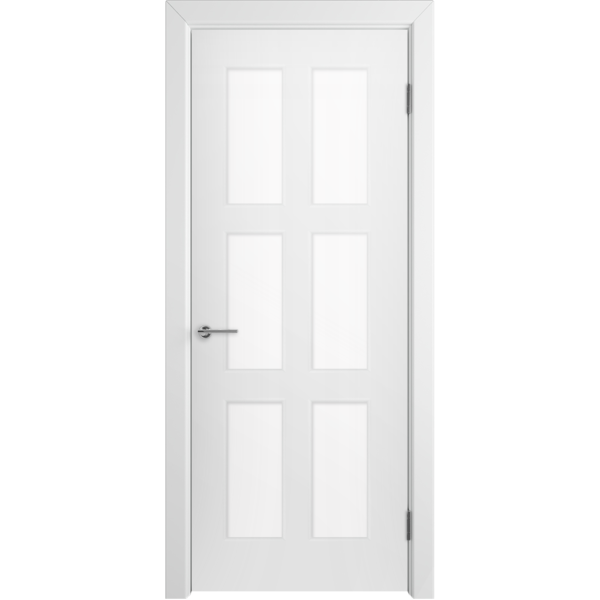Межкомнатная дверь эмаль классика фреза «Челси 08» (со стеклом)
