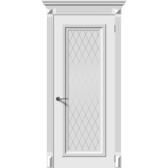 Межкомнатная дверь эмаль классика «Эмма 4» (со стеклом)