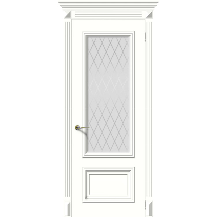 Межкомнатная дверь эмаль классика «Эмма 1» (со стеклом)