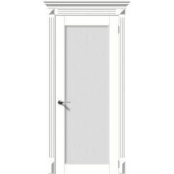 Межкомнатная дверь эмаль классика фреза «Гармония-Н» (со стеклом)
