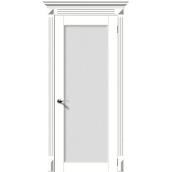 Межкомнатная дверь эмаль классика фреза «Гармония-Н» (со стеклом)