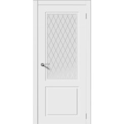 Межкомнатная дверь эмаль неоклассика «Ноктюрн-Н» (со стеклом)