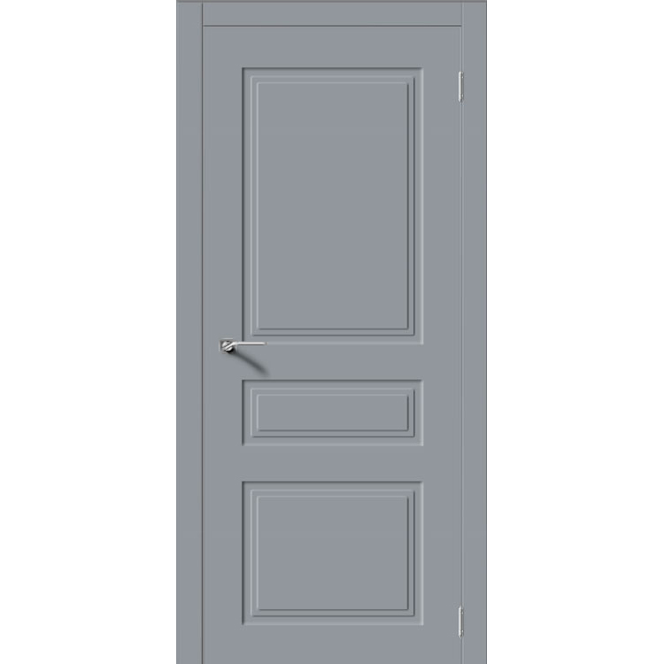 Межкомнатная дверь эмаль неоклассика «Квадро-4» (глухая)