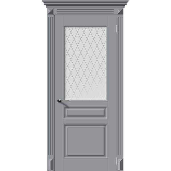 Межкомнатная дверь эмаль классика фреза «Версаль-Н» (со стеклом)