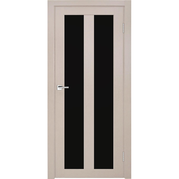 Межкомнатная дверь экошпон Z-5 лакобель чёрное