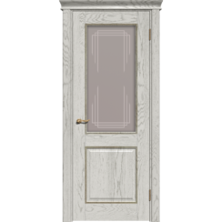 Межкомнатная дверь «Прайм» натуральный шпон (со стеклом)
