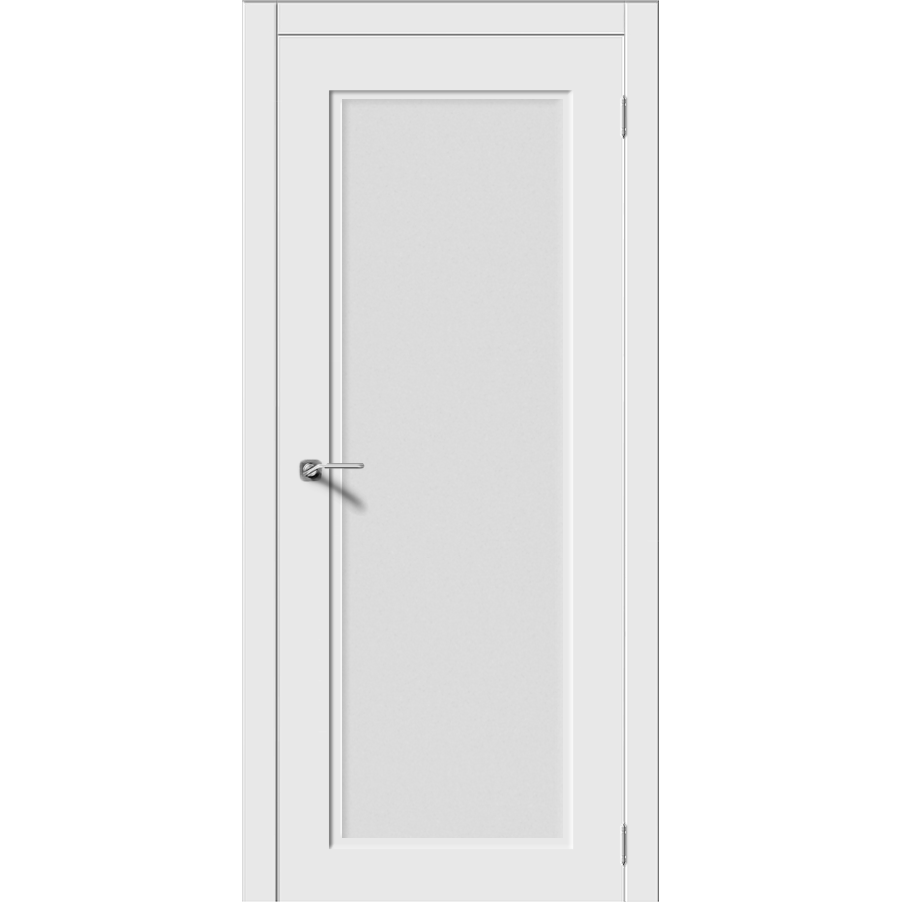 Дверь эмаль неоклассика «Квадро-6» (со стеклом)