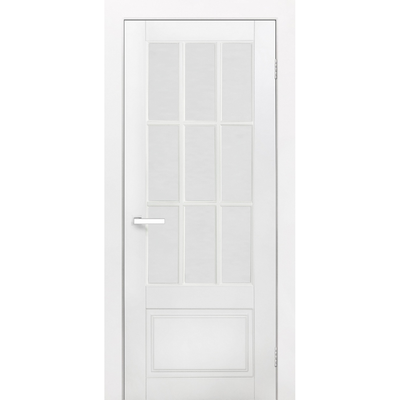 Межкомнатная дверь эмаль «Лацио» (со стеклом)