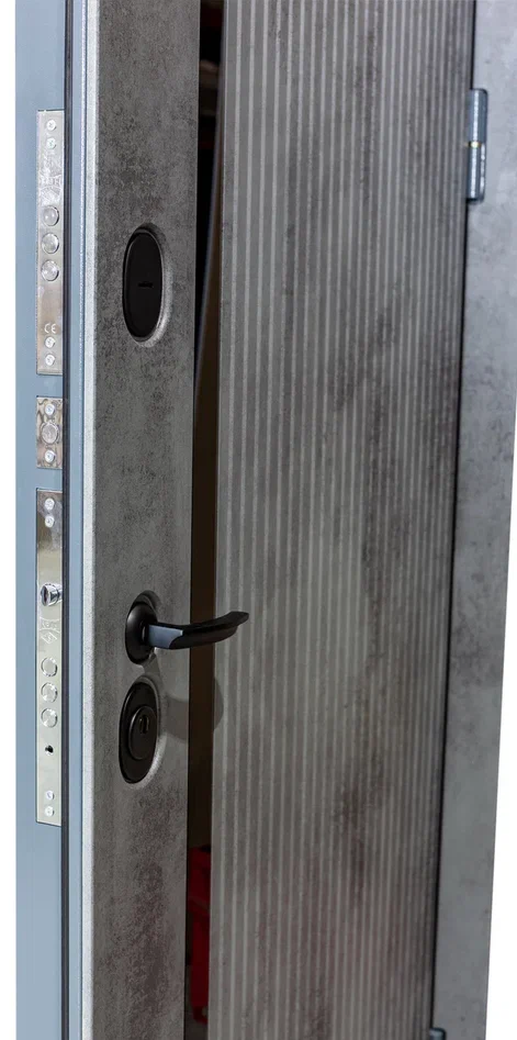 Дверь металлическая входная STR MX-46 Антрацит (антрацит софт)