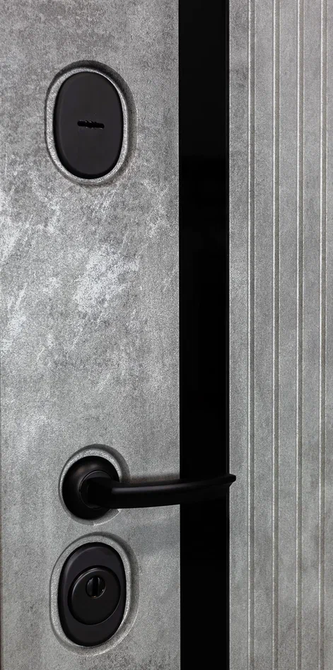 Дверь металлическая входная STR MX-46 Антрацит (антрацит софт)